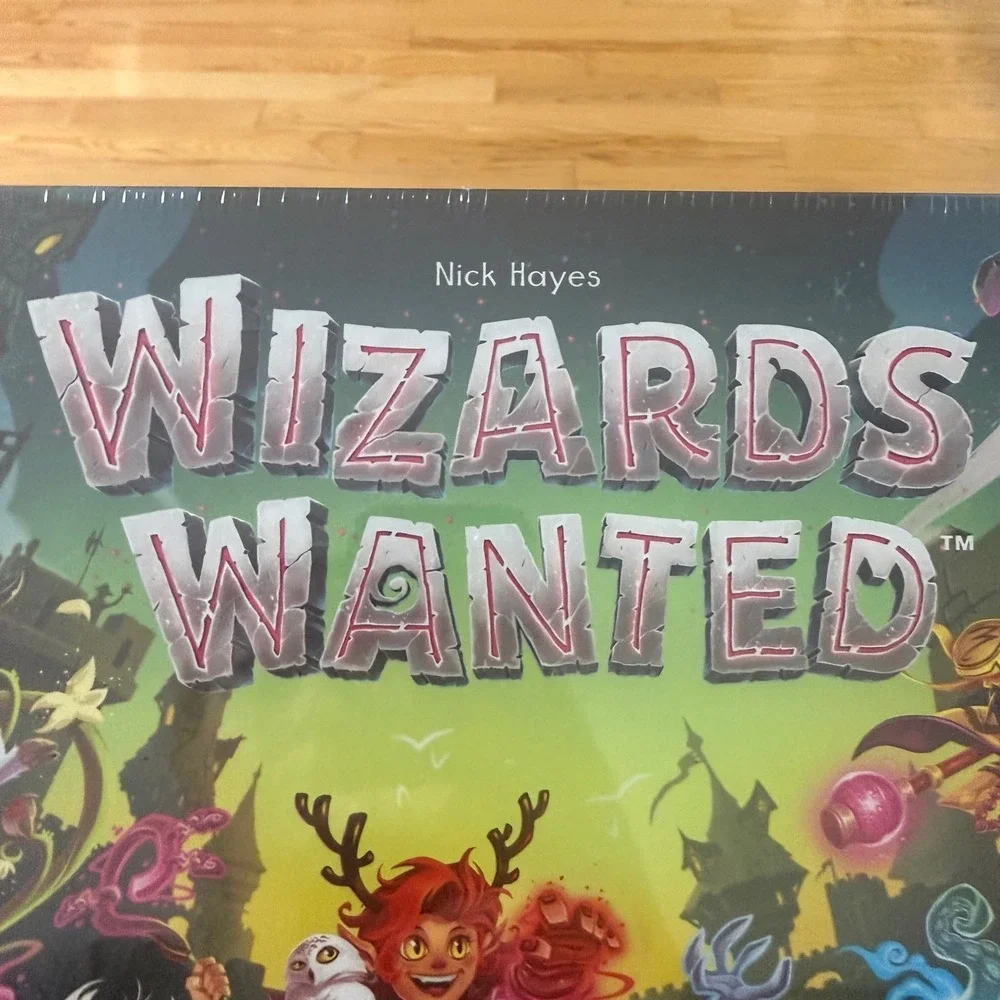 NIB WIZARDS WANTED By Mattel Games Board Game Fantasy Strategy Magic